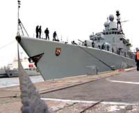 НАТО-вские корабли у причала в Балтийске