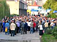 Протестный митинг балтийцев