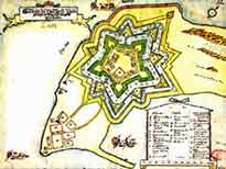 Карта крепости 1686 год