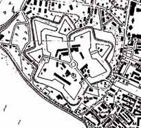 Карта крепости 1940 год