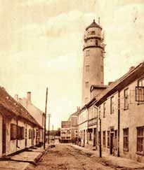 Пиллаусский маяк. Вид со стороны ул. Морской бульвар