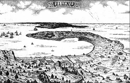 Вид Пиллау в 1601 году