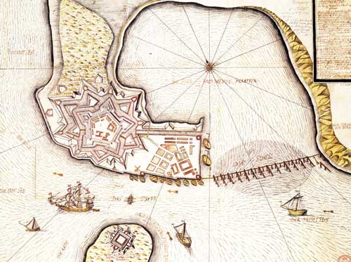 Карта Пиллау, 1720 год