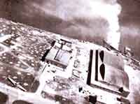 Аэродром Нойтиф на косе Фрише-Нерунг после бомбардировки советской авиацией