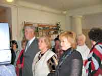 Гости на открытии краеведческой экспозиции на Косе