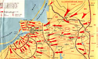 Второй этап Восточно-Прусской операции - карта